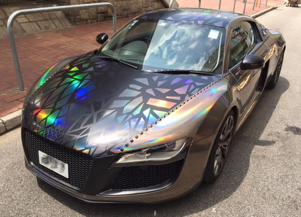 Holographic Audi R8 0 600x433 at Holographic Audi R8 by Impressive Wrap