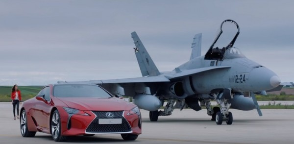 Lexus LC 500 Jet Promo 600x294 at Lexus LC 500 Gets an Awesome Promo in Spain