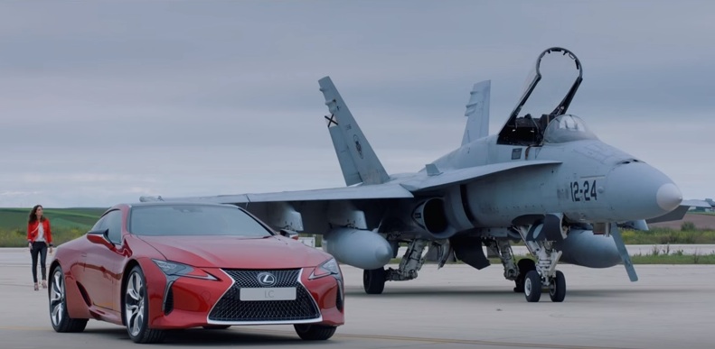 Lexus LC 500 Jet Promo at Lexus LC 500 Gets an Awesome Promo in Spain