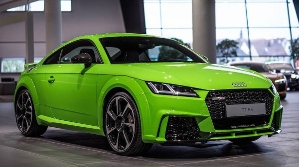 Lime Green Audi TT RS 0 600x336 at Lime Green Audi TT RS Looks So Fresh You Wanna Squeeze it!