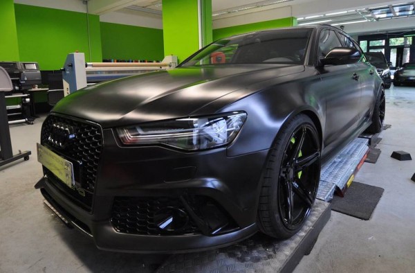 MTM Audi RS6 Black 0 600x394 at This MTM Audi RS6 Is the Blackest Car in the World!