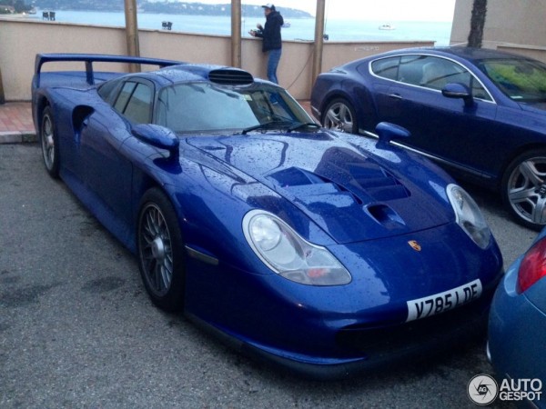 Porsche 911 GT1 Spotted 1 600x450 at Porsche 911 GT1 Spotted on the Street of Monaco