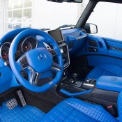 Brabus G500 4x4 Blue Int 7 175x175 at Brabus Mercedes G500 4x4 with Blue Interior