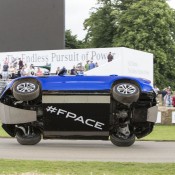 Jaguar F Pace two wheels 4 175x175 at Jaguar F Pace Goes Up the Goodwood Hill on Two Wheels