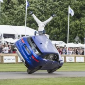 Jaguar F Pace two wheels 8 175x175 at Jaguar F Pace Goes Up the Goodwood Hill on Two Wheels