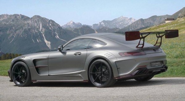 Mansory Mercedes AMG GT Wing 0 600x328 at Mansory Mercedes AMG GT Gains a Ginormous Rear Wing