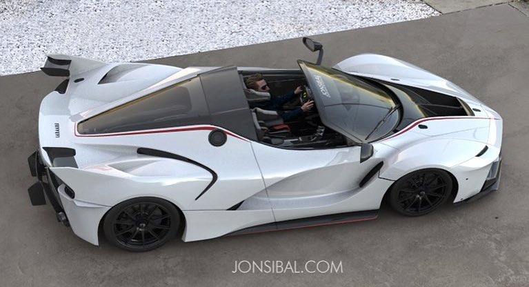 Ferrari FXX K Aperta at Rendering: Ferrari FXX K Aperta