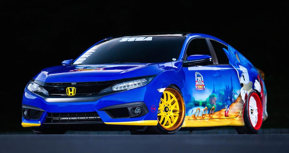 Honda Sonic Civic 1 at Honda Sonic Civic Unveiled at Comic Con