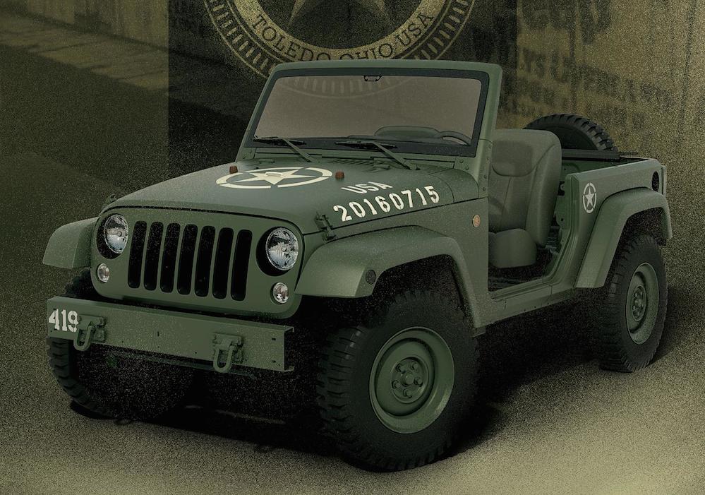 Jeep Wrangler 75th Salute 1 at Jeep Wrangler 75th Salute Edition Is Another WWII Tribute
