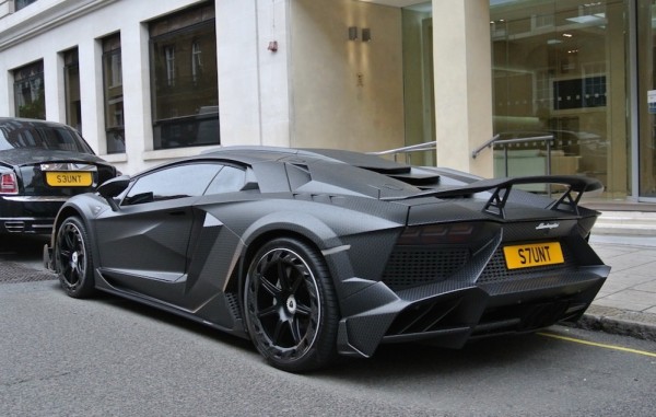 Mansory Aventador J.S.1 spot 0 600x381 at One Off Mansory J.S.1 Aventador Spotted in London