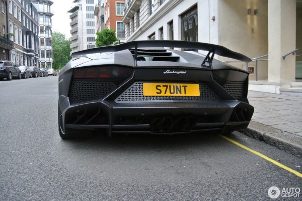 Mansory Aventador J.S.1 spot 2 600x401 at One Off Mansory J.S.1 Aventador Spotted in London