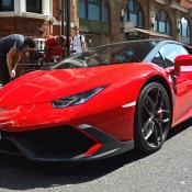 Red Mansory Huracan 5 175x175 at Juicy Red Mansory Huracan Sighted in London