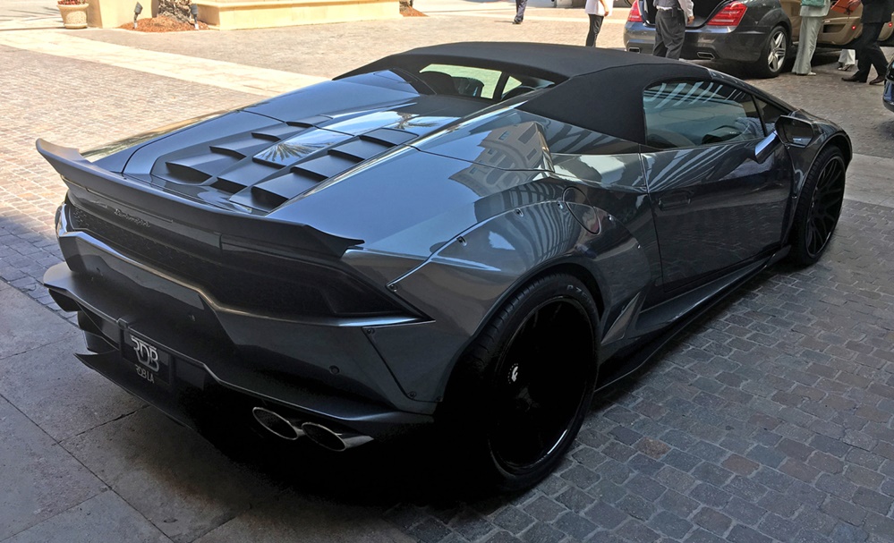 Liberty Walk Huracan Spyder Spot 0 at RDBLA Liberty Walk Huracan Spyder Spotted in Beverly Hills