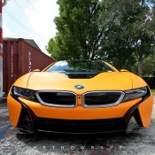 Matte Orange BMW i8 3 175x175 at Matte Orange BMW i8 Looks Candylicious!