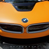 Matte Orange BMW i8 4 175x175 at Matte Orange BMW i8 Looks Candylicious!