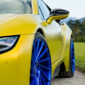 Matte Yellow BMW i8 16 175x175 Matte Yellow BMW i8 16 175x175 at Color Therapy: Matte Yellow BMW i8 on Blue Wheels