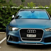 Matte blue Audi RS6 1 175x175 at Matte Blue Audi RS6 Is a Sight to Behold