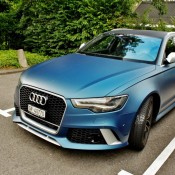 Matte blue Audi RS6 2 175x175 at Matte Blue Audi RS6 Is a Sight to Behold