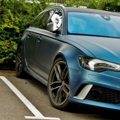 Matte blue Audi RS6 3 175x175 at Matte Blue Audi RS6 Is a Sight to Behold