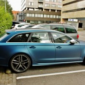Matte blue Audi RS6 6 175x175 at Matte Blue Audi RS6 Is a Sight to Behold