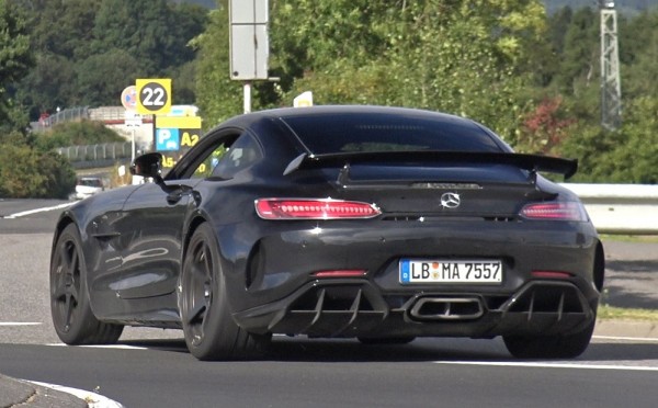 amg gt r black 600x372 at Mercedes AMG GT R Spotted Roaring Around the ‘Ring