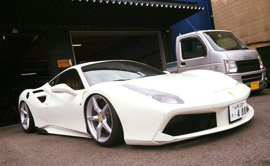 Bagged Ferrari 488 0 at Bagged Ferrari 488 Looks Interesting!