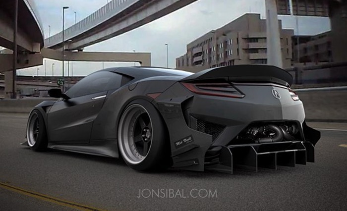 Custom Acura NSX Sibal at Virtual Tuning: Custom Acura NSX