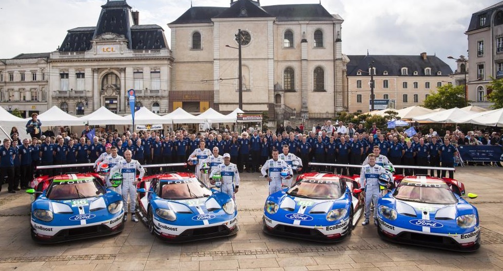 Four Ford GT Race Cars 0 at Four Ford GT Race Cars Converge on Circuit of The Americas