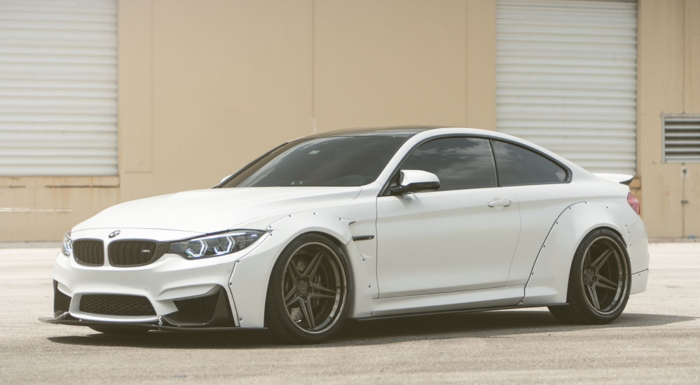 Liberty Walk BMW M4 ADV1 0 at Liberty Walk BMW M4 on ADV1 Wheels