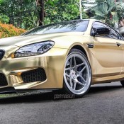 Textured Gold BMW M6 4 175x175 at Textured Gold BMW M6 on Vossen Wheels