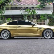 Textured Gold BMW M6 6 175x175 at Textured Gold BMW M6 on Vossen Wheels