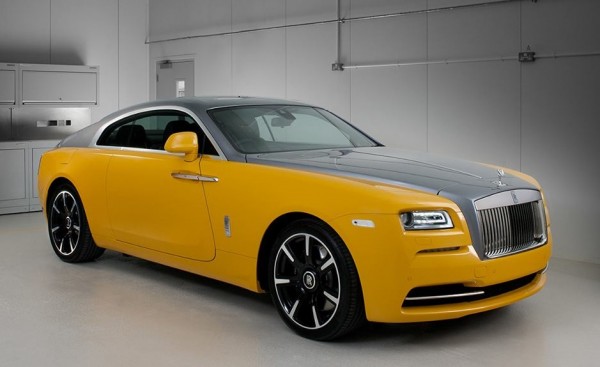 golden yellow wraith 1 600x367 at Golden Yellow Rolls Royce Wraith Is the Latest “Bespoke”