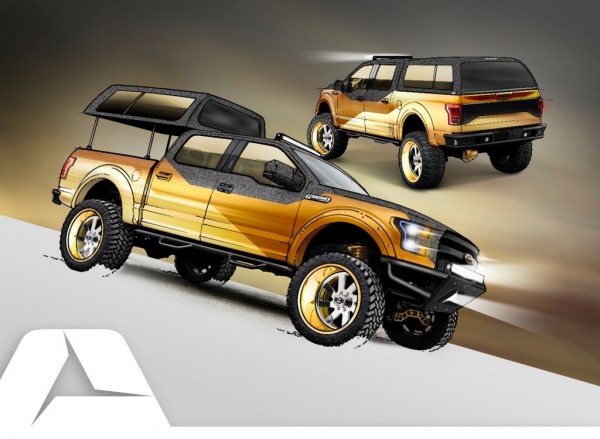 ARE F150 600x439 at SEMA Preview: Custom Ford F 150