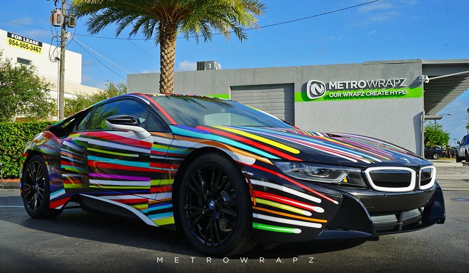 BMW i8 Jeff Koons Tribute 0 at BMW i8 Jeff Koons Tribute by Metro Wrapz