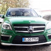 Green Mercedes GL63 AMG 1 175x175 at Green on Green Mercedes GL63 AMG Spotted in Berlin