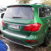 Green Mercedes GL63 AMG 4 175x175 at Green on Green Mercedes GL63 AMG Spotted in Berlin