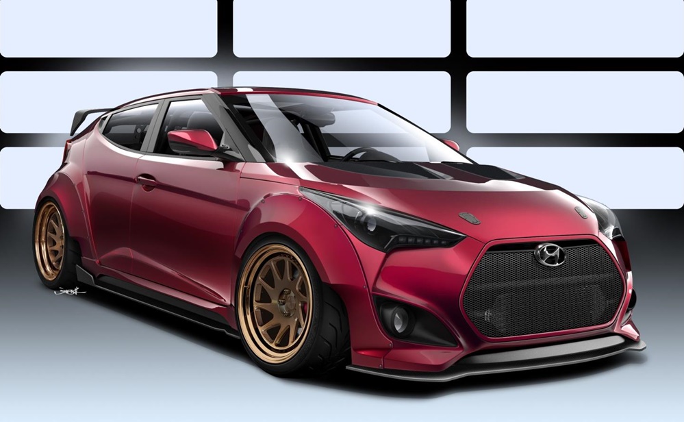 Hyundai Gurnade Veloster at SEMA Preview: Hyundai Gurnade Veloster