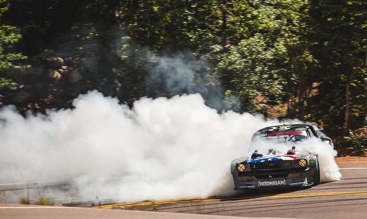 Ken Block Climbkhana at Ken Block Tackles Pikes Peak in “Climbkhana”