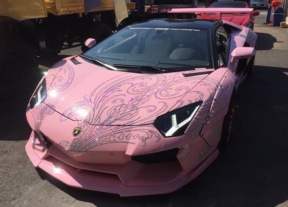 Liberty Walk Lamborghini Aventador God Hand 0 at Another Insane Liberty Walk Lamborghini Aventador by God Hand