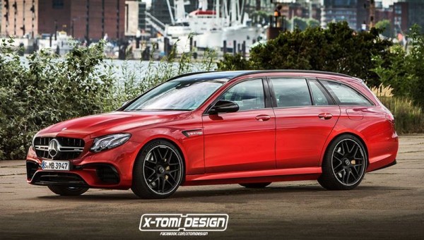 Mercedes AMG E63 Estate Render 600x340 at Things to Come: Mercedes AMG E63 Estate