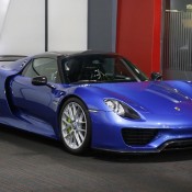 Metallic Blue Porsche 918 Weissach 2 175x175 at Metallic Blue Porsche 918 Weissach Is a Sight to Behold