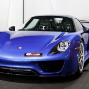 Metallic Blue Porsche 918 Weissach 3 175x175 at Metallic Blue Porsche 918 Weissach Is a Sight to Behold