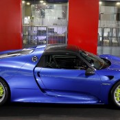 Metallic Blue Porsche 918 Weissach 7 175x175 at Metallic Blue Porsche 918 Weissach Is a Sight to Behold