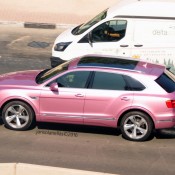 Pink Bentley Bentayga 2 175x175 at Pink Bentley Bentayga Spotted in the Wild