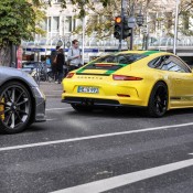 Speed Yellow Porsche 911 R 3 175x175 at Speed Yellow Porsche 911 R Sighted in Dusseldorf