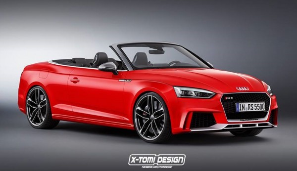 Audi RS5 Cabriolet Render 600x346 at This Is What the Next Audi RS5 Cabriolet Will Look Like