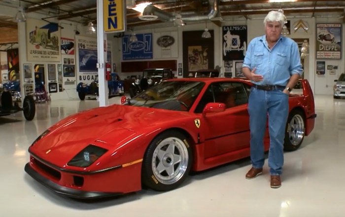 Jay Leno Ferrari F40 at A Fresh Look at Ferrari F40 with Jay Leno