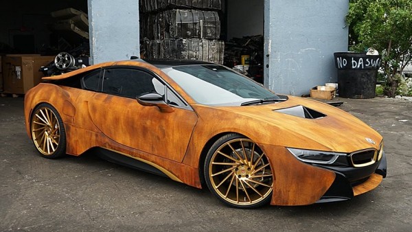 Rusted BMW i8 0 600x338 at Rusted BMW i8 by Metro Wrapz