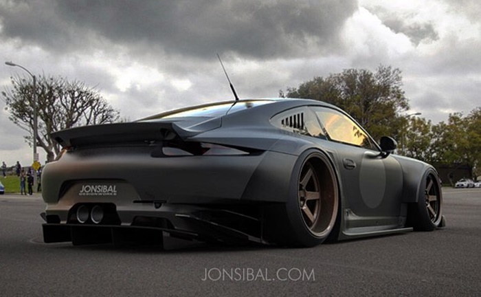 991 wide body at Menacing Porsche 991 Wide Body Envisioned by Sibal