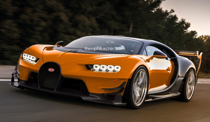 Bugatti Chiron SuperSport Render at Bugatti Chiron SuperSport Speculatively Rendered